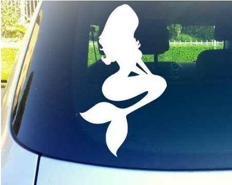 Mermaid Car Window Sticker