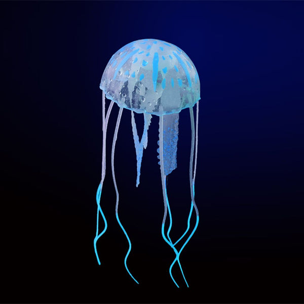 Blue Jellyfish Aquarium Accessory