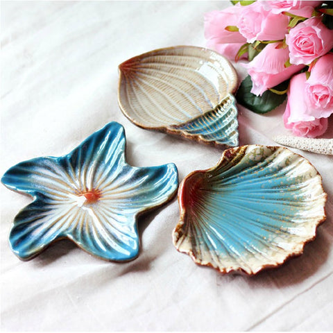 Ceramic Decorative Beach Plates