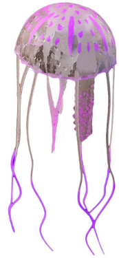 Purple Jellyfish Aquarium Accessory